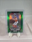 2024 Panini Prizm - Emergent Bo Nix #3 Green Prizm (RC)