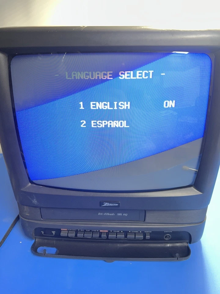 Zenith SMV1341S 13” TV/VCR Combo 📺 Works – With Box & Remote – VCR Needs Repair - Image 2 of 4