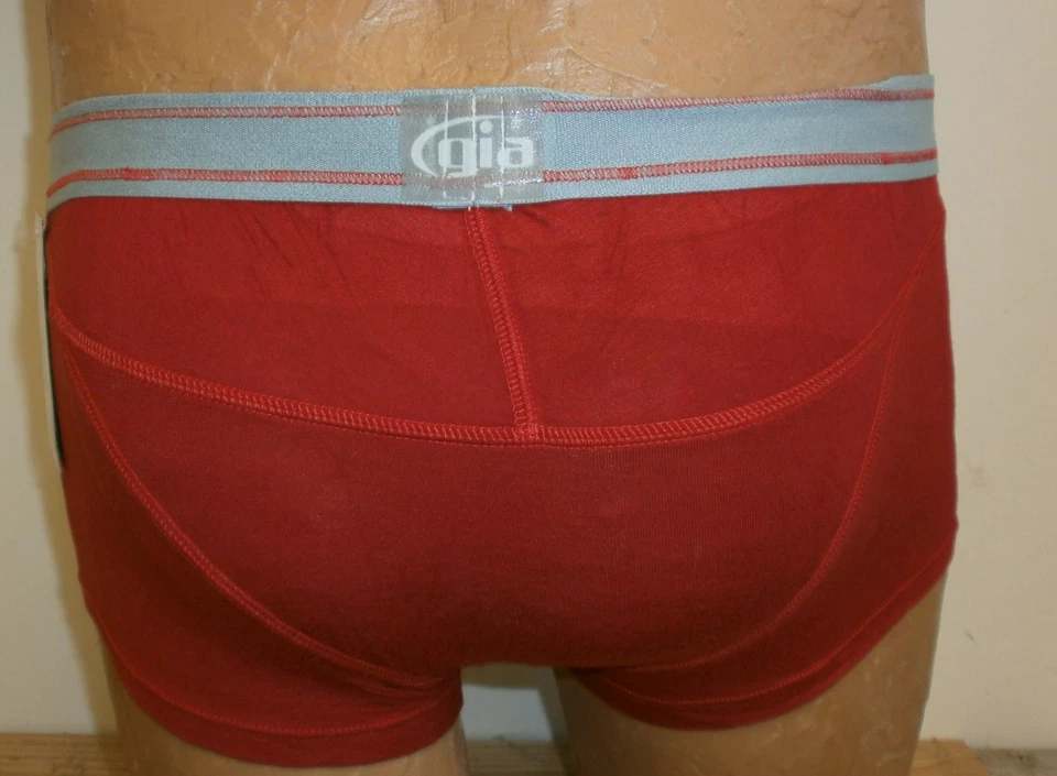 Calzoncillos boxer GIA rojos cómodos para hombre talla grande #2076IM GC0281047 Foto 3 de 4