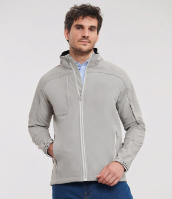 HERREN RUSSELL BIONIC SOFTSHELL JACKE 410M WASSERDICHT ATMUNGSAKTIV SOFSHELL UVP75 