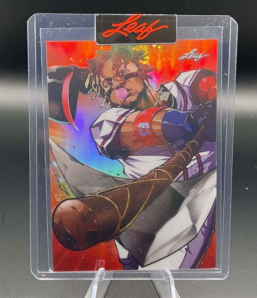 2023 LEAF METAL ANIME NATION BRAVES RONALD ACUNA JR. SP