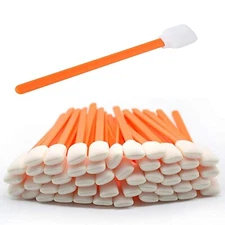 5" Long 300pcs Foam Tip Cleaning Swabs Sponge  For Solvent Format Inkjet Printer