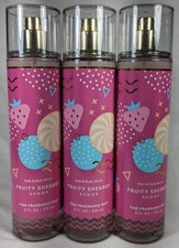 Bath Body Works FRUITY SHERBET SCOOP Fine Fragrance Mist 8 oz Lot of 3