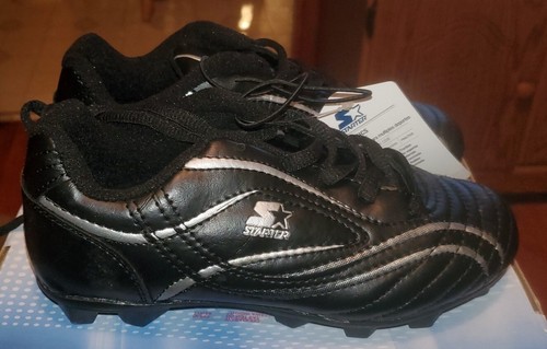 Starter Perform All Purpose Cleats Youth Black New US Sz 2 Shoes - Picture 4 of 7