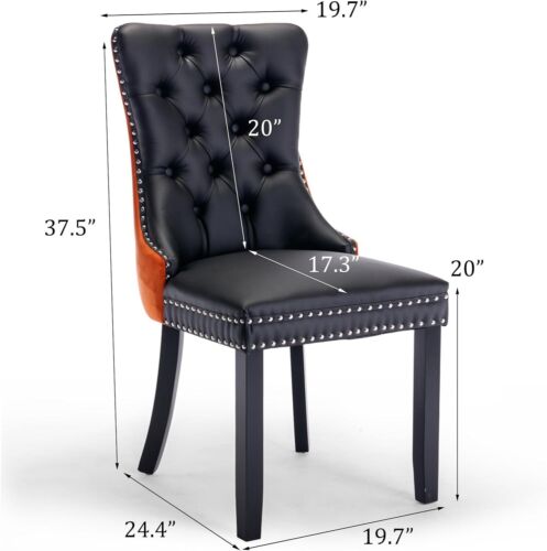 SOARFLASH Velvet Dining Chairs Modern Upholstered High-end Tufted Side Chair - Picture 118 of 331
