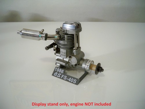 Vintage OS Graupner Nitro Engine Motor FS 20-26-30-40-48...Custom Display Stand - Photo 11/67