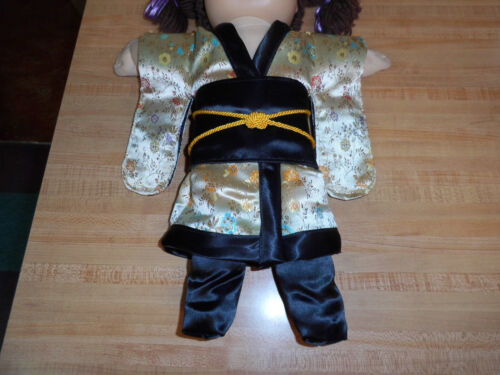 KIMONO BROCCATO GIAPPONESE CON FINITURE IN RASO per 16"" 18"" CPK TOPPA CAVOLO BAMBINO - Foto 2 di 28