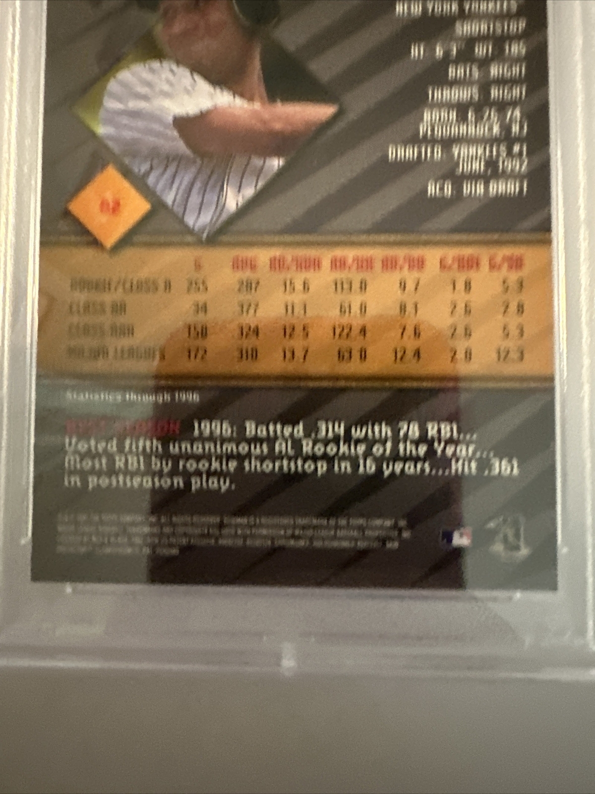 1997 Bowmans Best Derek Jeter #82 PSA 10 Gem Mint HOF Yankess Vintage 53944896 view 9
