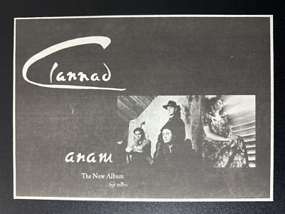CLANNAD - ANAM | 1990 MAGAZINE ADVERT 8x11'' [F4-1]