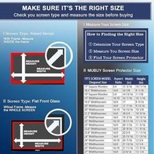 Anti Glare Screen Protector Fit Diagonal 27 Inch Desktop Monitor 16:9 W 27 Inch