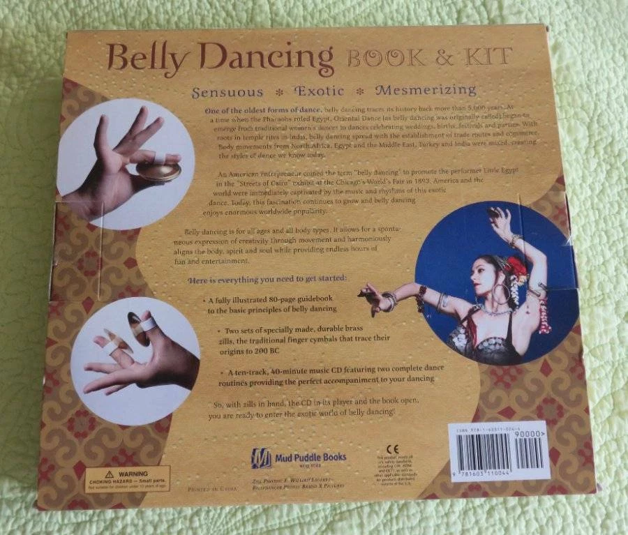 NEW Belly Dancing Book Brass Zills Music CD Dance KIT Exotic Sensuous Mesmerize - Image 2 of 2