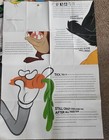 SUPER LARGE 36X56 INCH PRINTED ON BOTH SIDES " LOONEY TUNES" BACK IN ACTION — photo 2