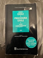 Codice civile e di procedura civile e leggi complementari. Giuffrè. 2015