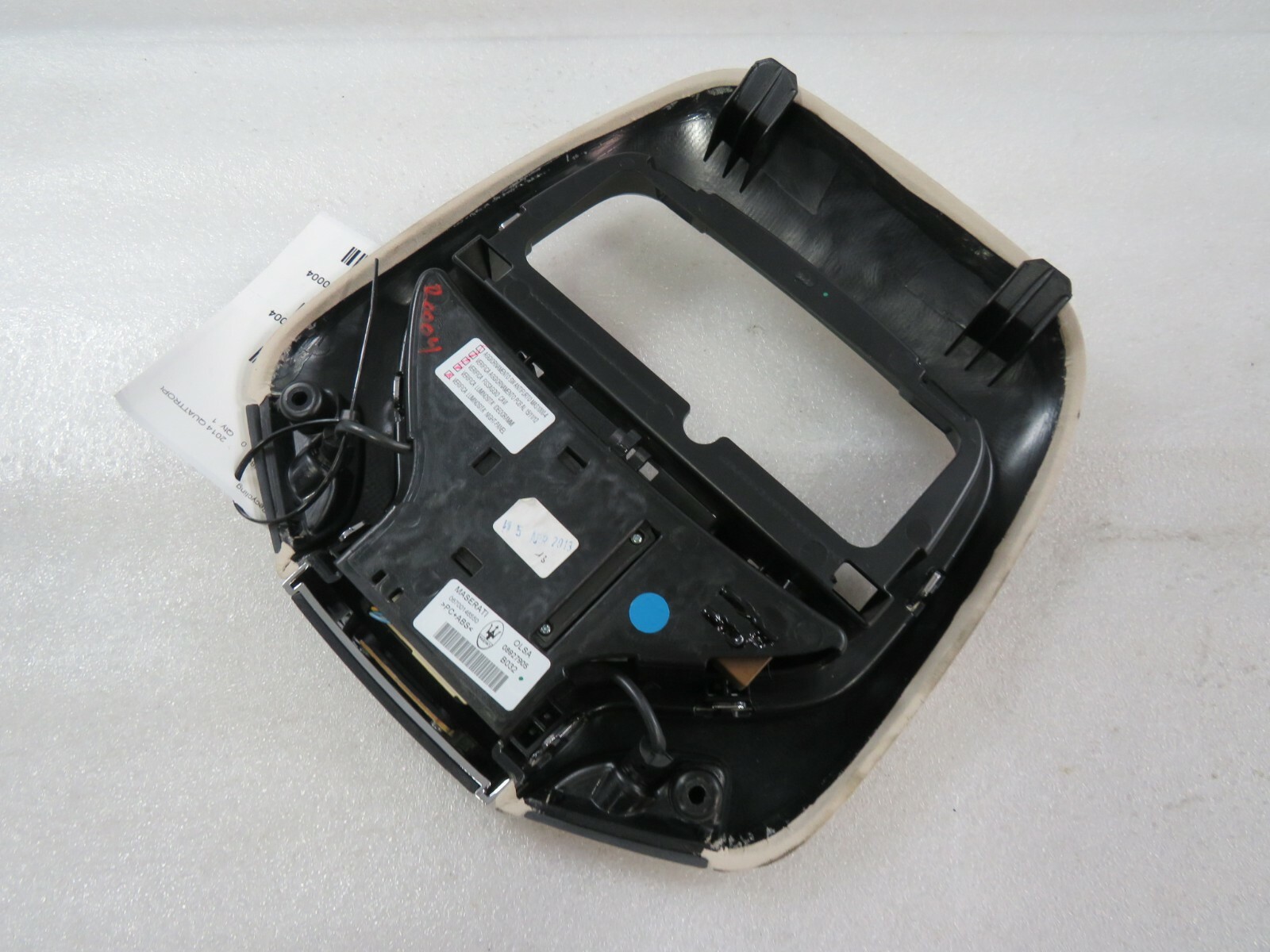 Maserati Quattroporte, Interior Light Cover, Cream, Used, P/N 670014655