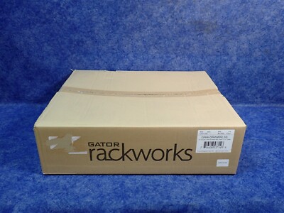 Gator Rackworks GRW-DRWWRLSS 2U Wireless Microphone Drawer, 4 Mic Spaces (Q1)