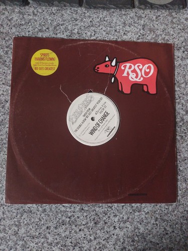 Bee Gees – Spirits (Having Flown) / Wind Of Change (RSOX52) 1979 (12" Single) - Picture 2 of 2