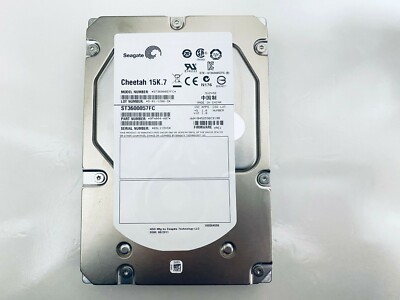 Seagate Cheetah ST3600057FC 600GB 15K.7 3.5'' Internal Hard Drive HDD FW: XRE1