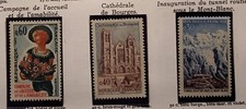 1965 FRANCE 3 TIMBRES  N° 1449- 1453-1454. NEUFS** SANS CHARNIERE. TTB.