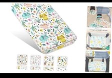 Moonlight Family Noiseless Pack n Play Mattress, 38  x26  Premium 02-elephant