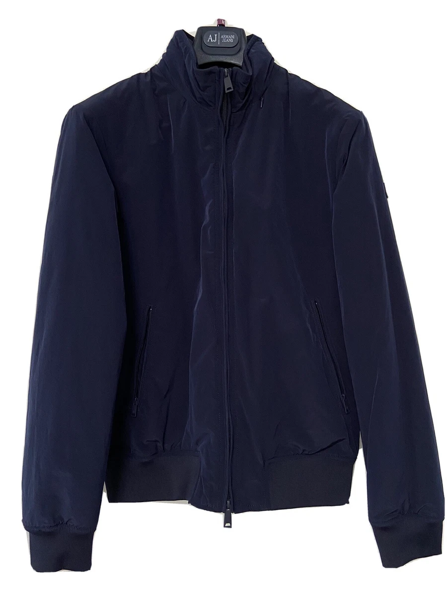 Armani Jeans Blouson Navy Jacket Mens EU50 eBay