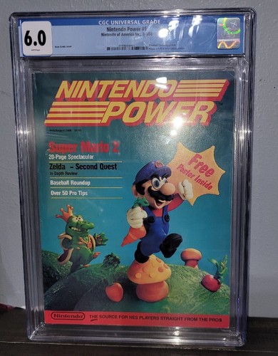 Nintendo Power ( #1 #2 #3) CGC GRADED- Mario Issues 1988 - Picture 2 of 15