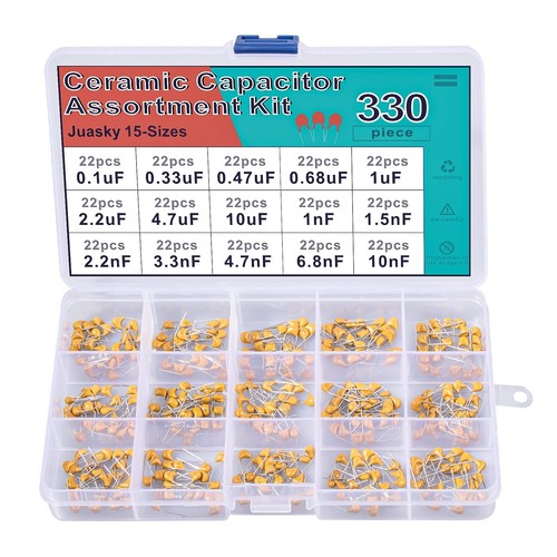 500 stuks 10 waarden 50V keramische condensatorkit