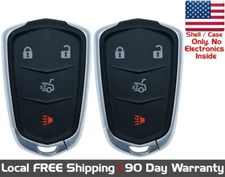 2x New Replacement Key Fob SHELL / CASE for Select Cadillac Vehicles