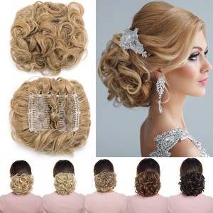 Uk Seller Wedding Party Big Bun Chignon Comb Clips In Hair