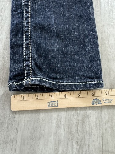 Big Star Sweet Girls Straight Leg Jeans Bling Distressed EEUC!! 24R - Picture 12 of 12