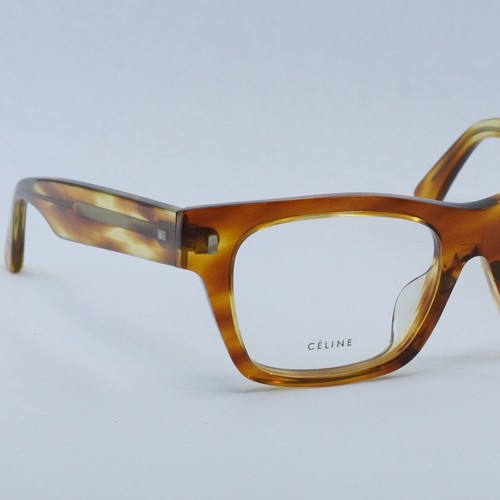 NEW CELINE CL50011F 056 Striped Havana 49mm Eyeglasses - Picture 5 of 6