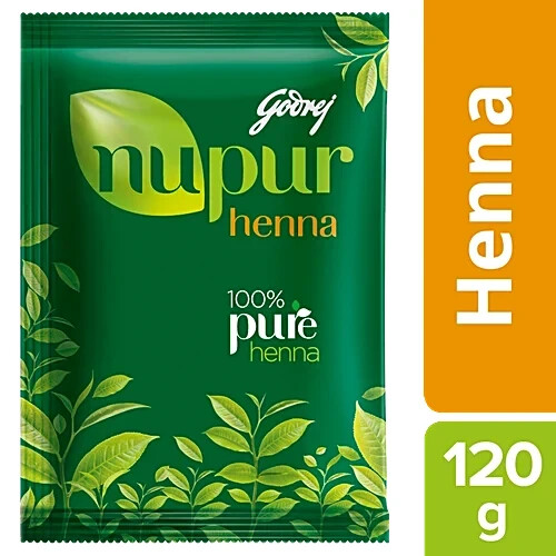 🔥Godrej Nupur 100% Pure Henna Powder Natural Hair Color Pack Of 10 x 120 gm🔥 - Picture 2 of 6