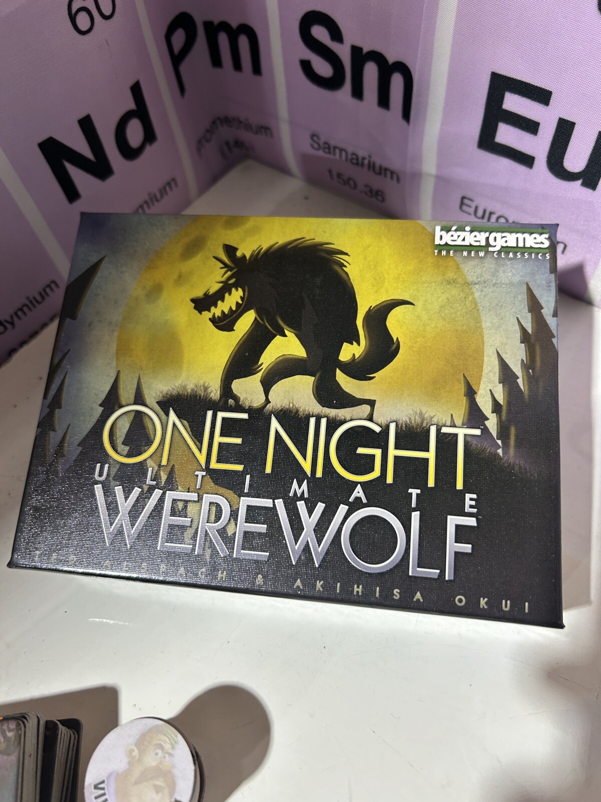 Bezier Games One Night Ultimate Werewolf Cards (complete) Board Game