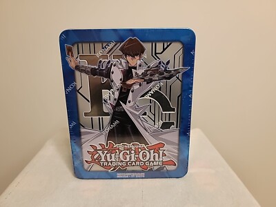 YUGIOH Mega Tin 2017 - Factory Sealed - Seto Kaiba - Blue-Eyes White Dragon NEW 