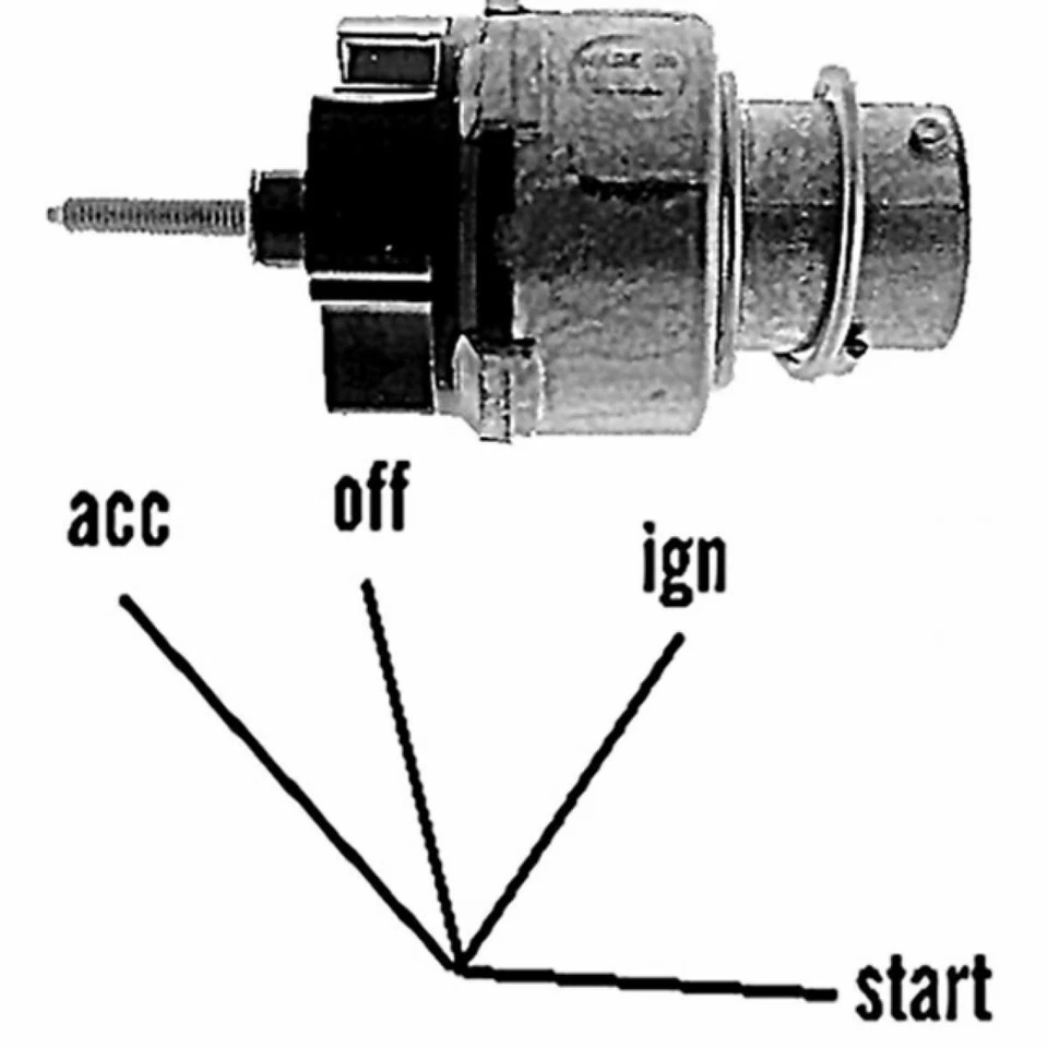 Ignition Starter Switch For Ford Lincoln Mercury Fairlane Pickup - Image 2 of 4
