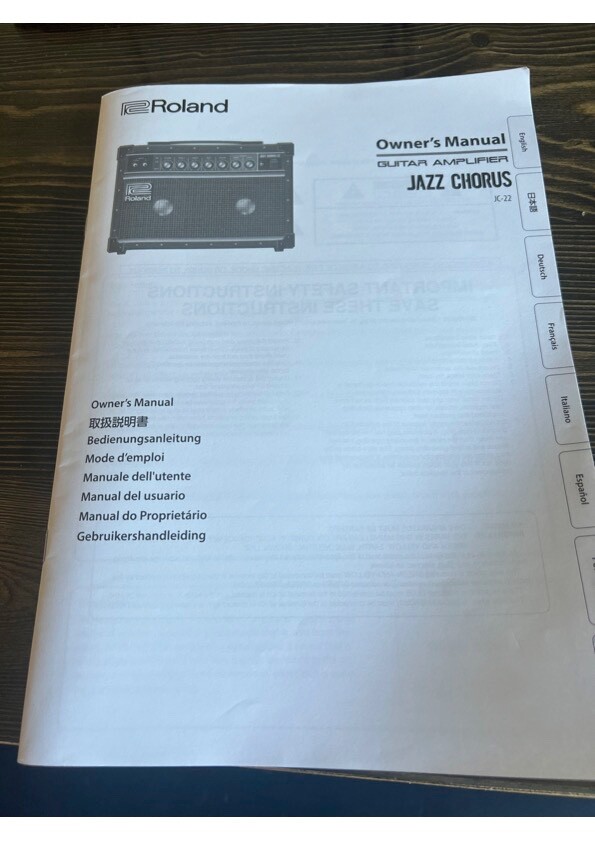 Roland JC22 Jazz Chorus Guitar Amplifier, 30W Black 761294509586 eBay