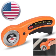 Rotary Cutter With 45mm Blade Sewing Quilters Fabric Leather Cutting Tool Set