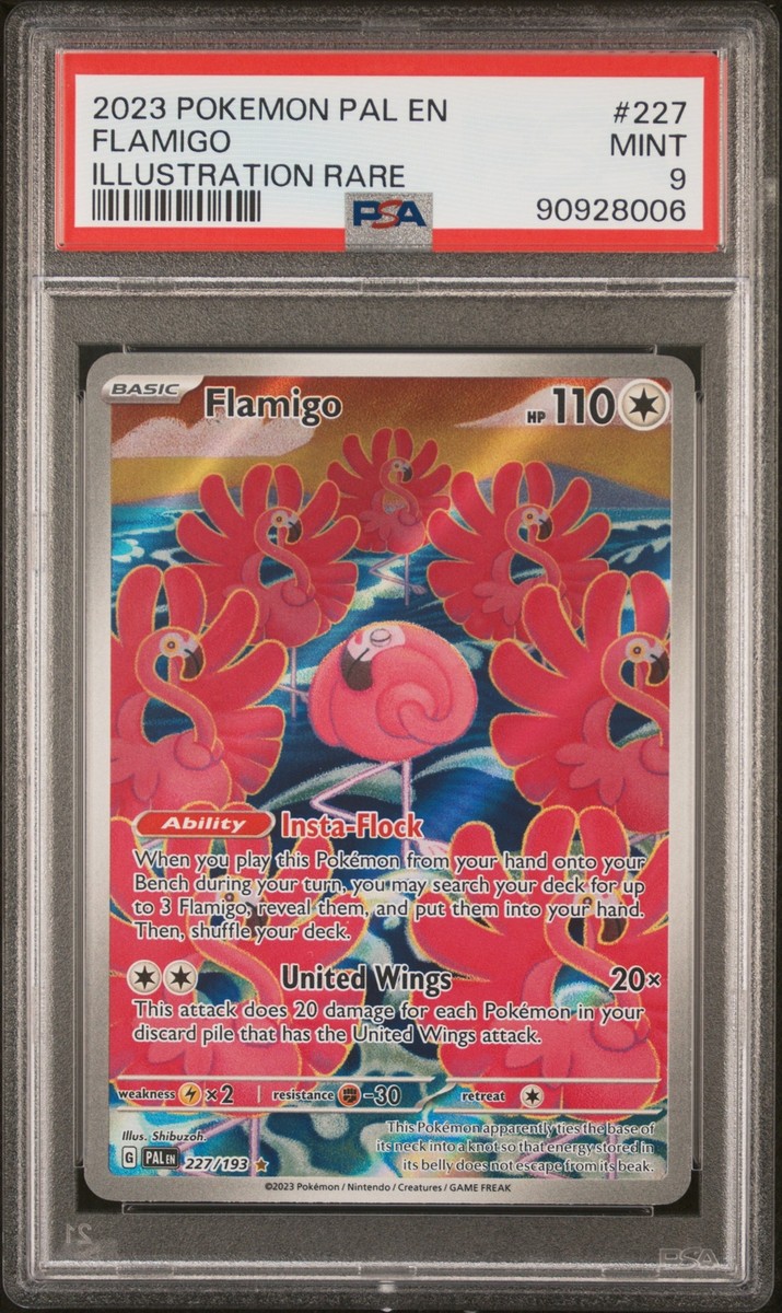 PSA 9 Flamigo #227 2023 Pokemon Pal En-Paldea Evolved 90928006 | eBay