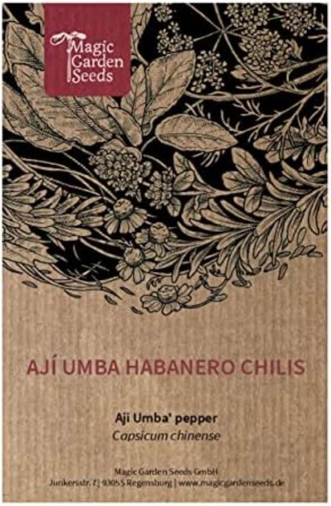 Peperoncino 'Aji Umba' (Capsicum chinense) - circa 20 semi