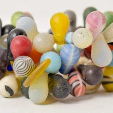 Wedding Globular Trade Beads 30 inch