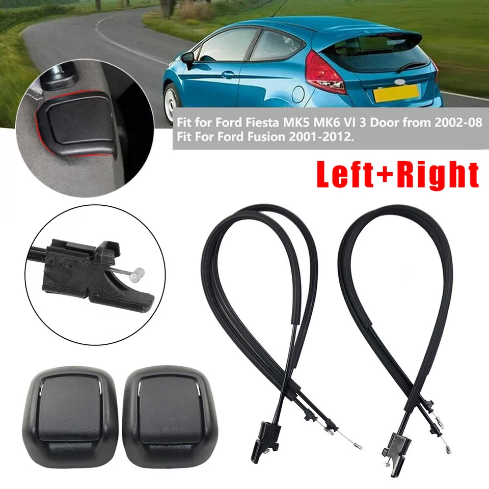 Manija inclinable del asiento delantero + cable izquierdo + derecho para Ford Fusion 2001-12 1441167 1441166 Foto 2 de 4