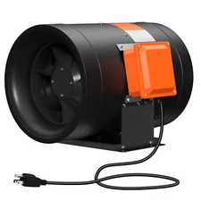 16" In Inline Duct Fan Exhaust Fan Ventilators For Grow Tent Hydroponics 2450CFM