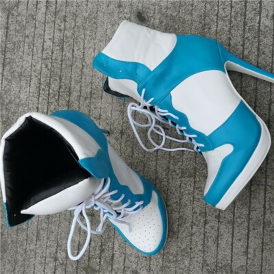 sneakers with big heels