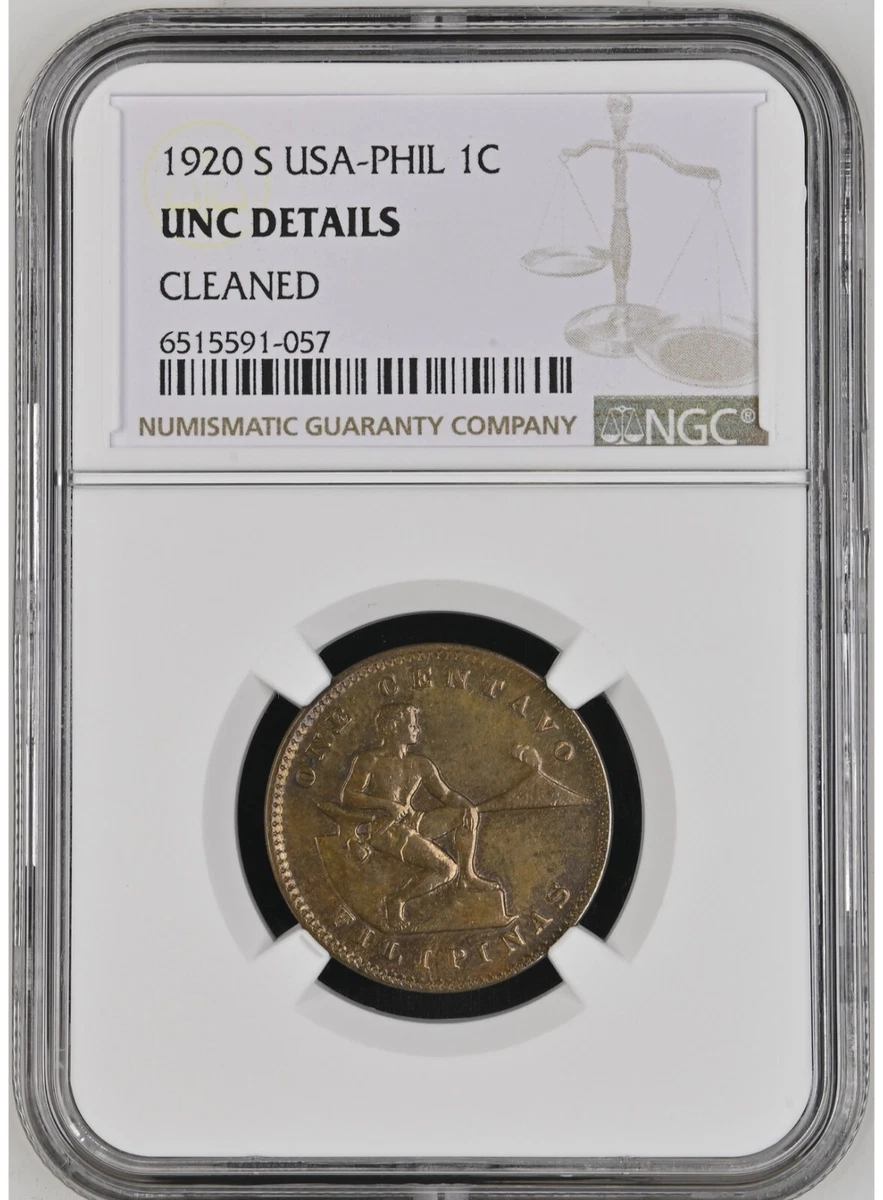(稀少) フィリピン共和国(アメリカ統治下) 1 センタボ青銅貨　1920 S 1920 Year U.S. Philippine Coins (1898-1946) for sale | eBay