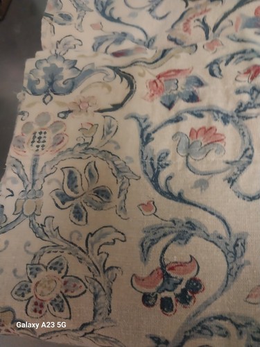 Par de cortinas vintage Ralph Lauren Provence - 84" de largo lavadas - algodón/forradas - Imagen 10 de 19