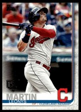 2019 Topps 358 Leonys Martin 150th Anniversary Cleveland Indians Baseball Card