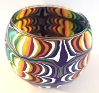 Leuchtglas Fantasy, Windlicht, Teelichthalter, Dekoration, Glas, Kerzenfarm