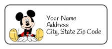 30 Mouse Return Address Labels, Stickers, Personalized, Tags