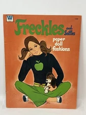 Vintage Paper Dolls Freckles and Sniffles Uncut New Old Stock  1972 Whitman