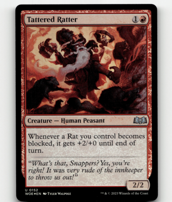 FOIL - MTG Tattered Ratter 152 - Wilds of Eldraine | eBay FOIL - MTG Tattered Ratter 152 - Wilds of Eldraine | eBay