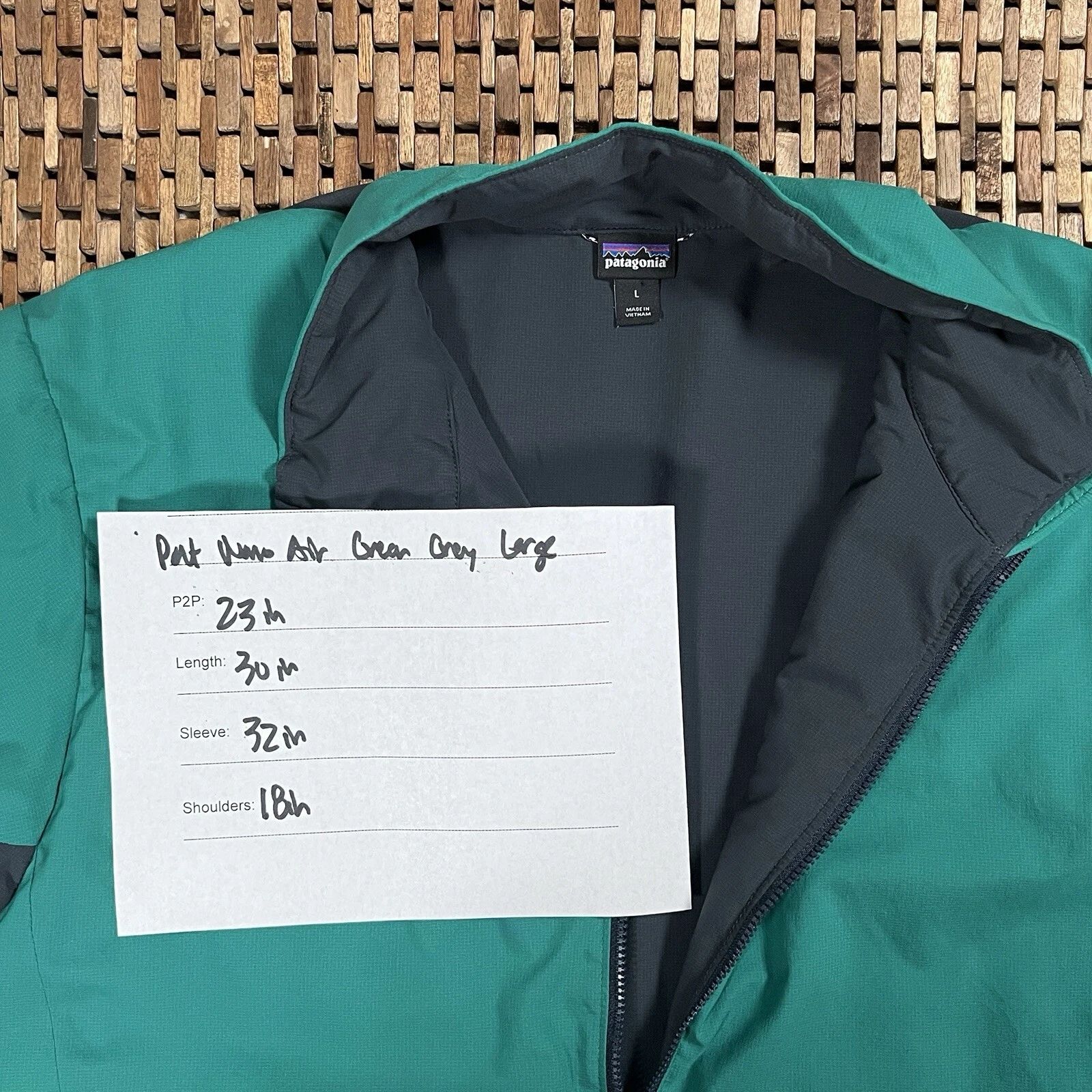 patagonia nano air airshed thermal puffer forge grey jacket